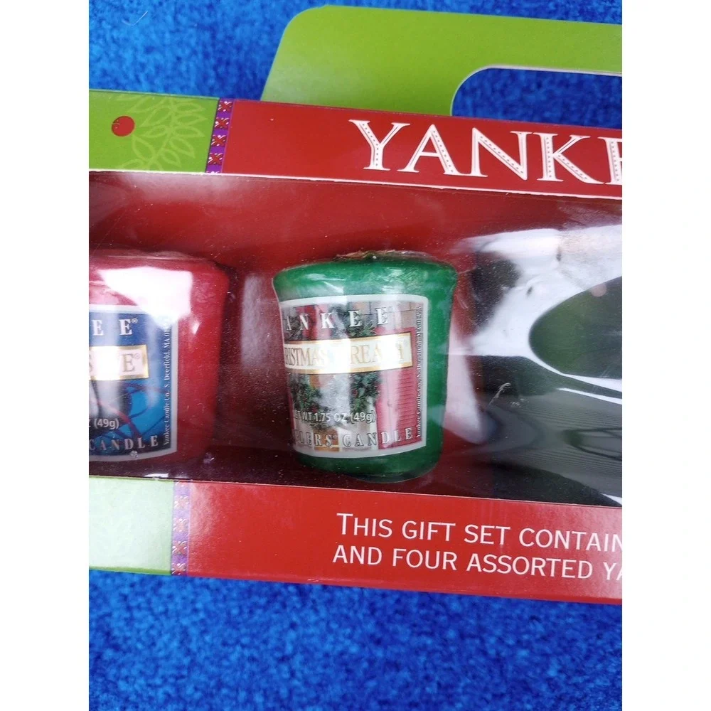 Yankee Candle Retired Gift Set Christmas Eve Wreath Cookie Home for the Holidays